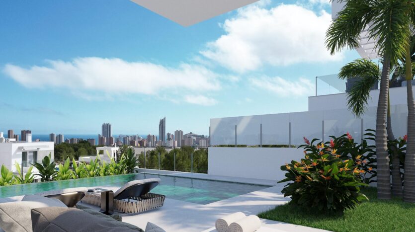 Foto 3 de la propiedad: VILLA DE LUJO CON PISCINA PRIVADA Y VISTAS EN FINESTRAT